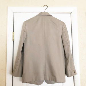 Van Heusen Jackets & Coats - Van Heusen boys size 14 suit khaki polyester rayon Van Heusen Jackets & Coats - Van Heusen boys size 14 suit khaki polyester rayon